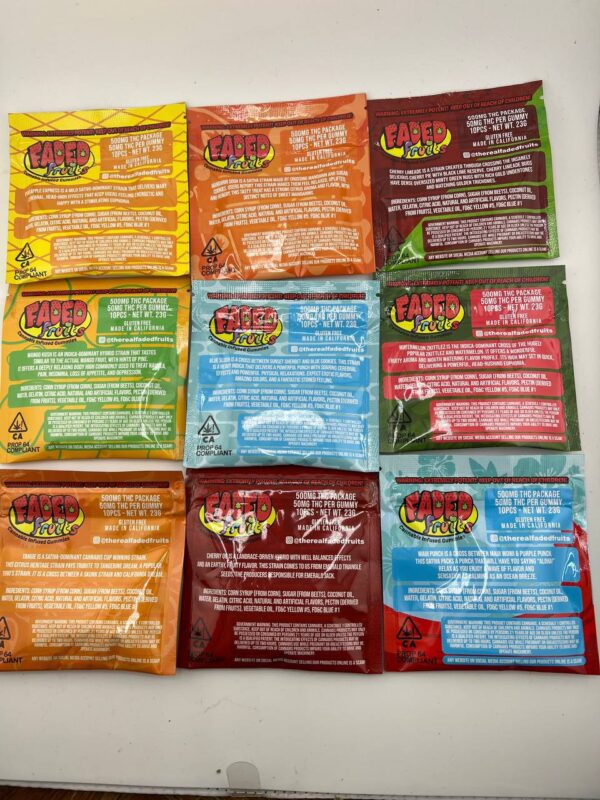 Faded Edibles 500MG (Authentic) - Image 2